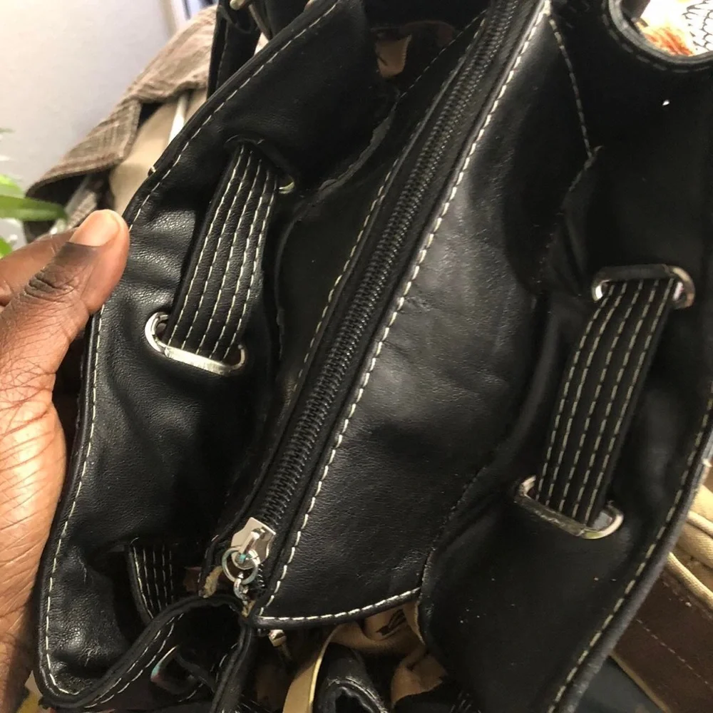 Vintage Y2K 2000s Juicy Couture Black Daydreamer Shoulder Hand Bag Purse Satchel - Picture 7 of 7